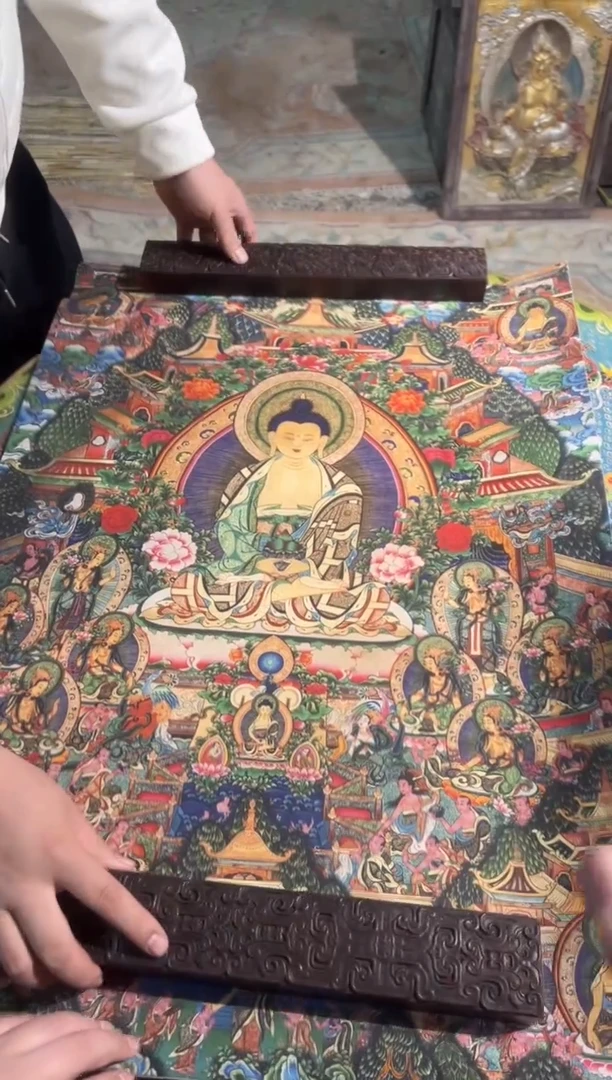卷轴画卷轴画艺艺的唐卡tk16049