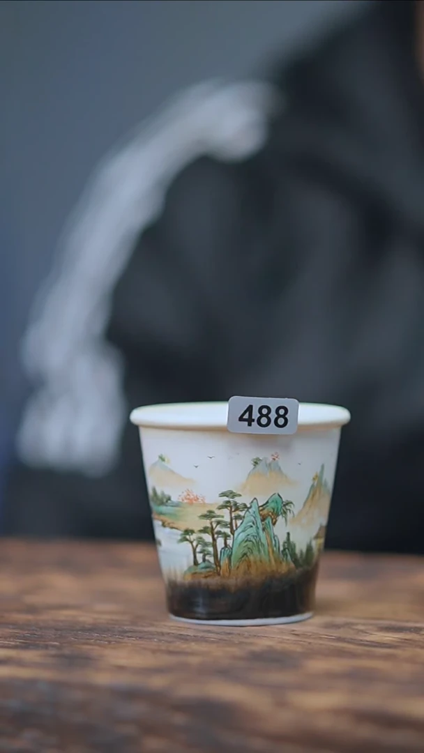 【闪购商品】488景德镇手绘山水单杯