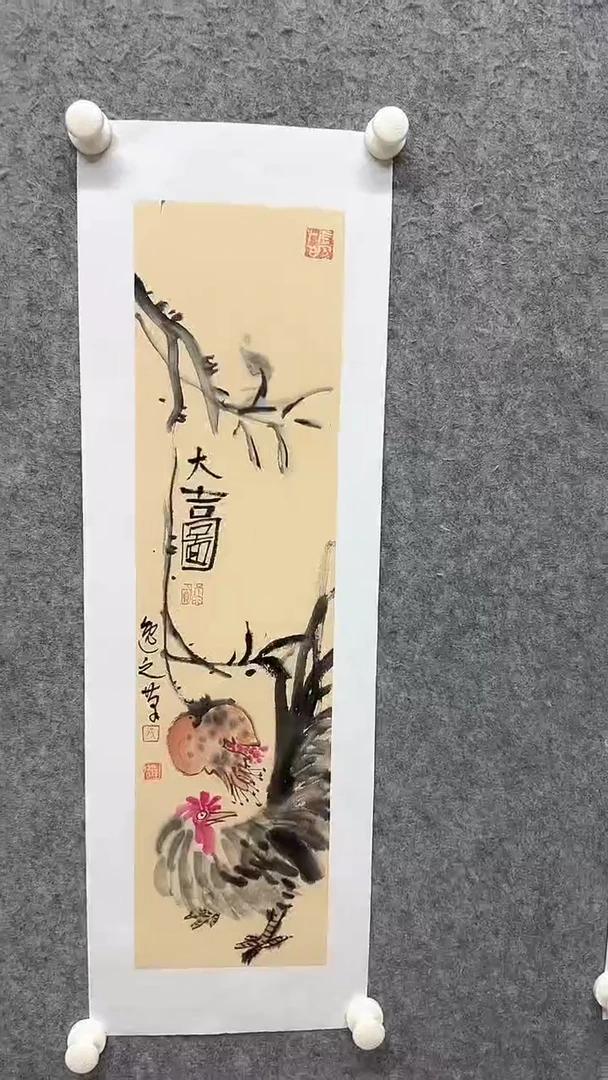 国画写意画花鸟画手绘