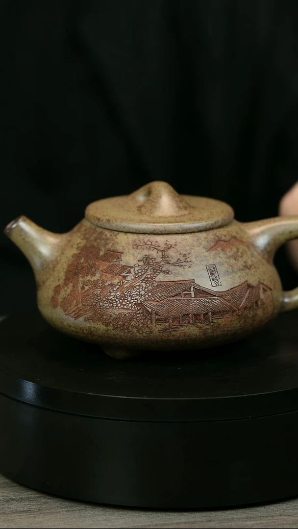 茶壶紫砂囡**囝H1918李琴江南景州石瓢