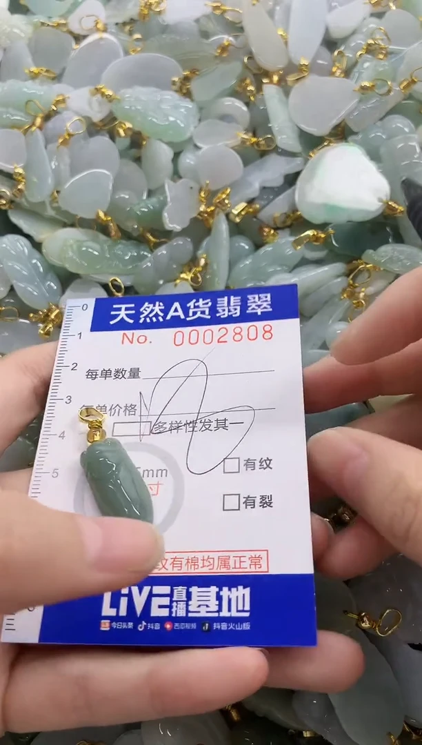 颈饰未镶嵌翡翠天然A货翡翠
