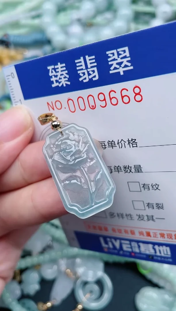 翡翠未镶嵌颈饰.0009668