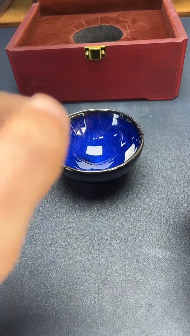 茶盏戴****兔建盏主人杯---------------