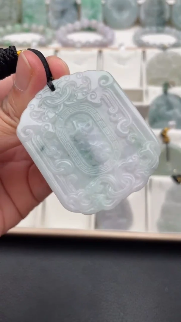 颈饰未镶嵌翡翠天然缅甸翡翠A货43