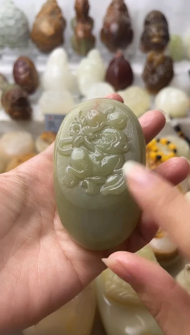 石材方解石棉纹正常不退换猴
