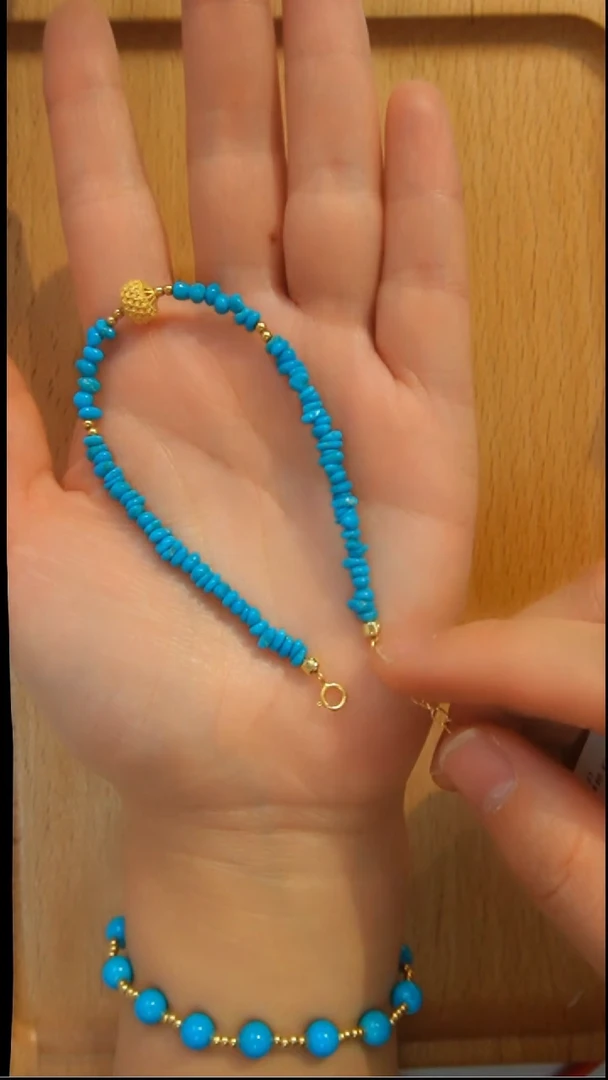 未镶嵌绿松石手链发货一件
