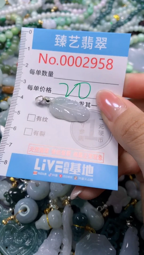 颈饰未镶嵌翡翠2958
