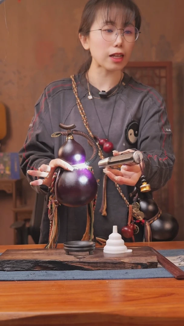 1190号链接精品大漆葫芦现货现发[一物一拍]