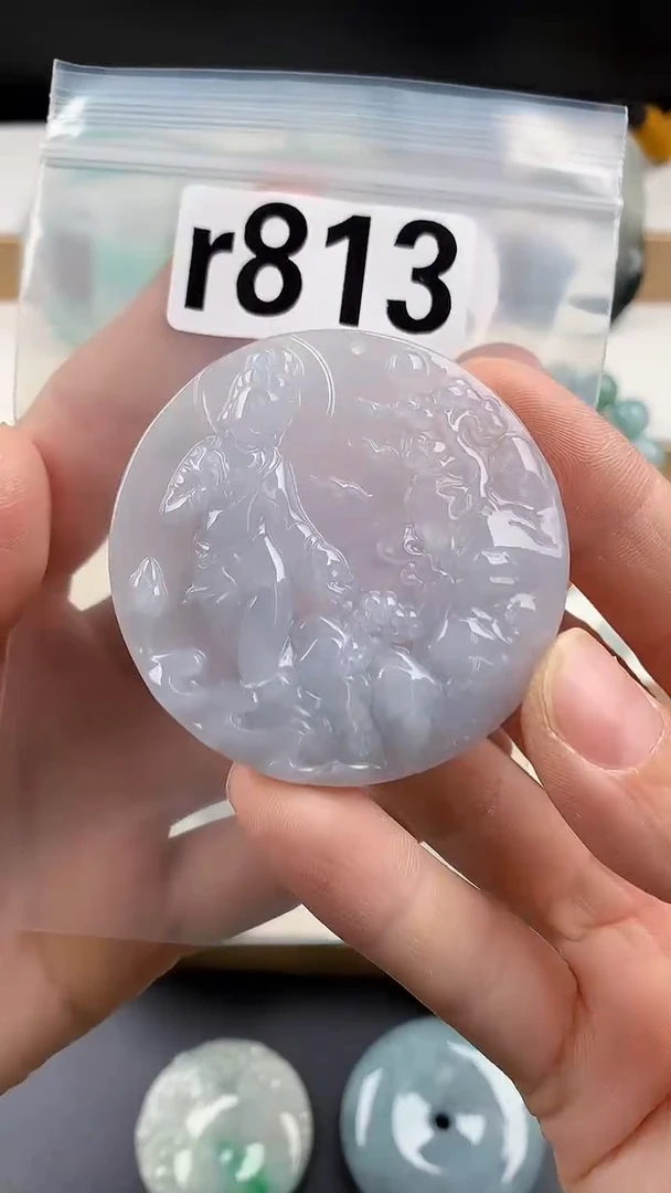 颈饰未镶嵌翡翠天然翡翠吊坠挂件