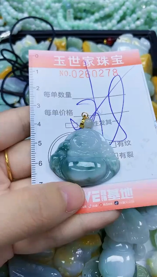 翡翠未镶嵌颈饰闪购0260278多样性发其一