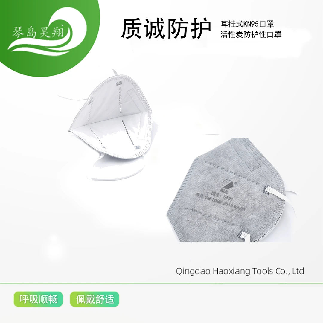 质诚KN95口罩立体防护口罩防尘防飞沫防雾霾耳戴式口罩不勒耳