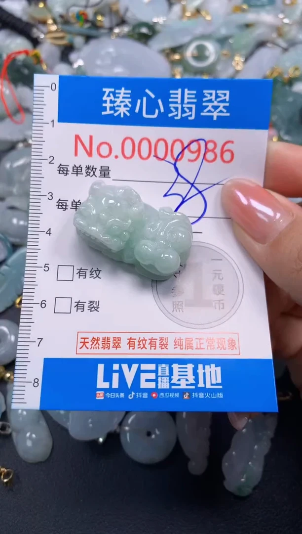 颈饰未镶嵌翡翠986