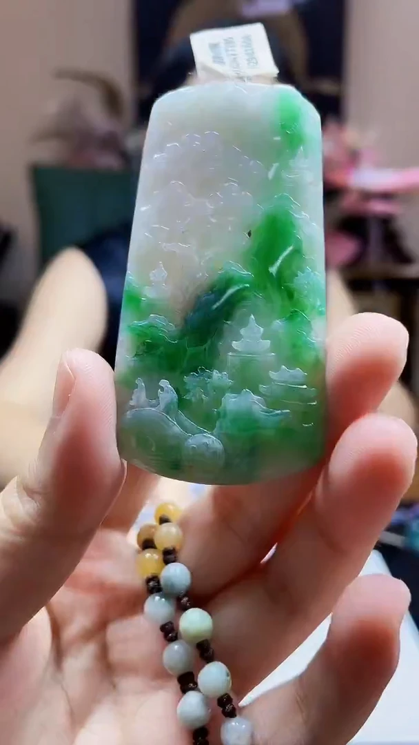 未镶嵌定制翡翠吊坠33
