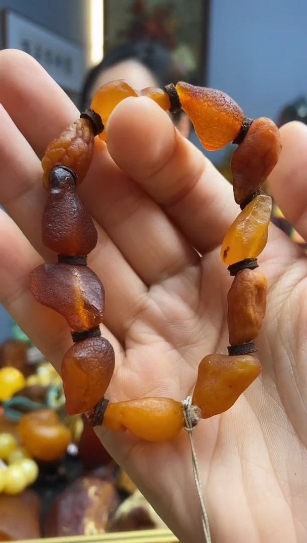 未镶嵌琥珀手串手串