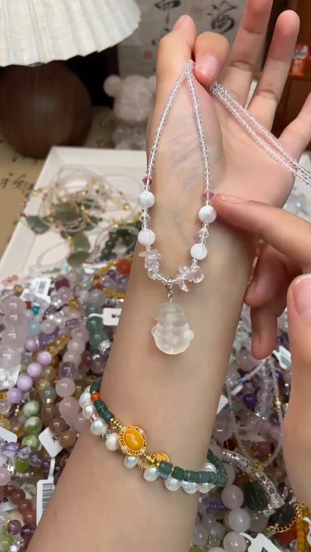银S925镶嵌颈饰水晶265
