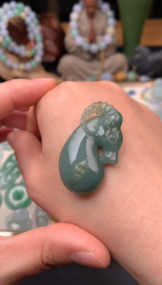 吊坠(不含链)未镶嵌翡翠羊