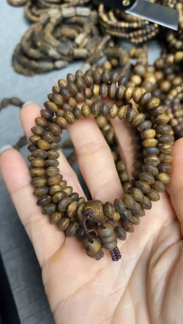 沉香手串千里香07算盘珠多圈手串16+多样性发一
