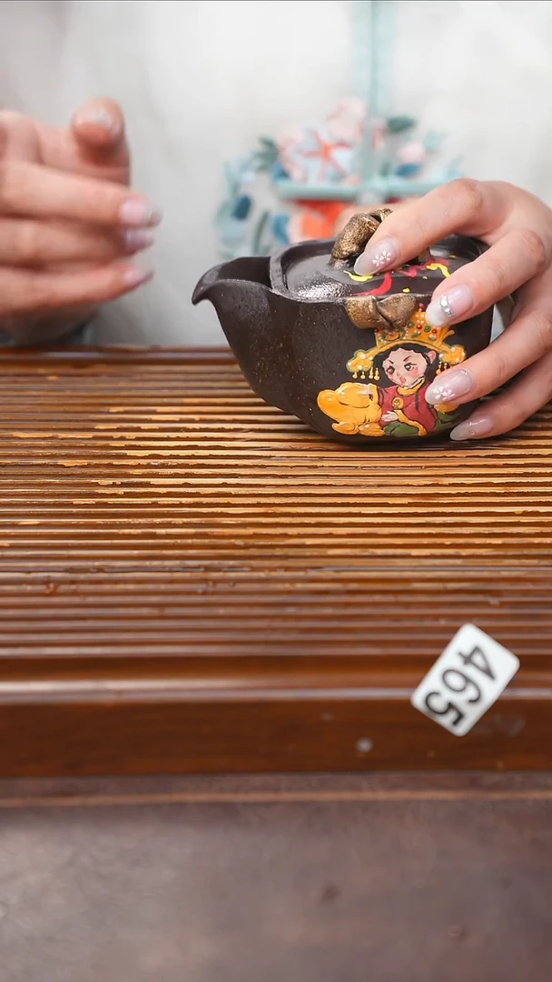 万古烧粗陶手工茶具