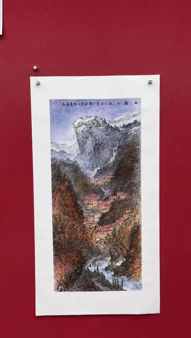 国画国画绘画山水花鸟