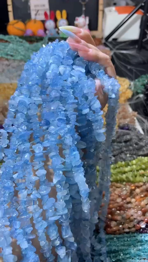 水晶珠宝半成品未镶嵌海蓝宝