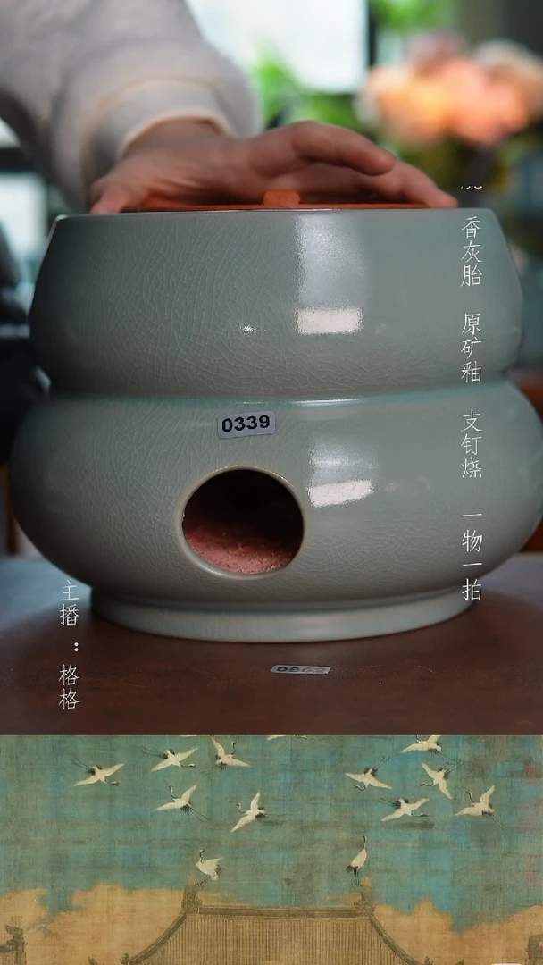 摆件陶仿古原矿釉手工23cm葫芦碳炉全品