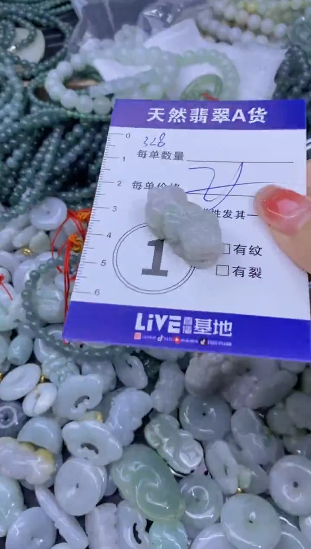 颈饰未镶嵌翡翠天然翡翠A货批量多样性发一件