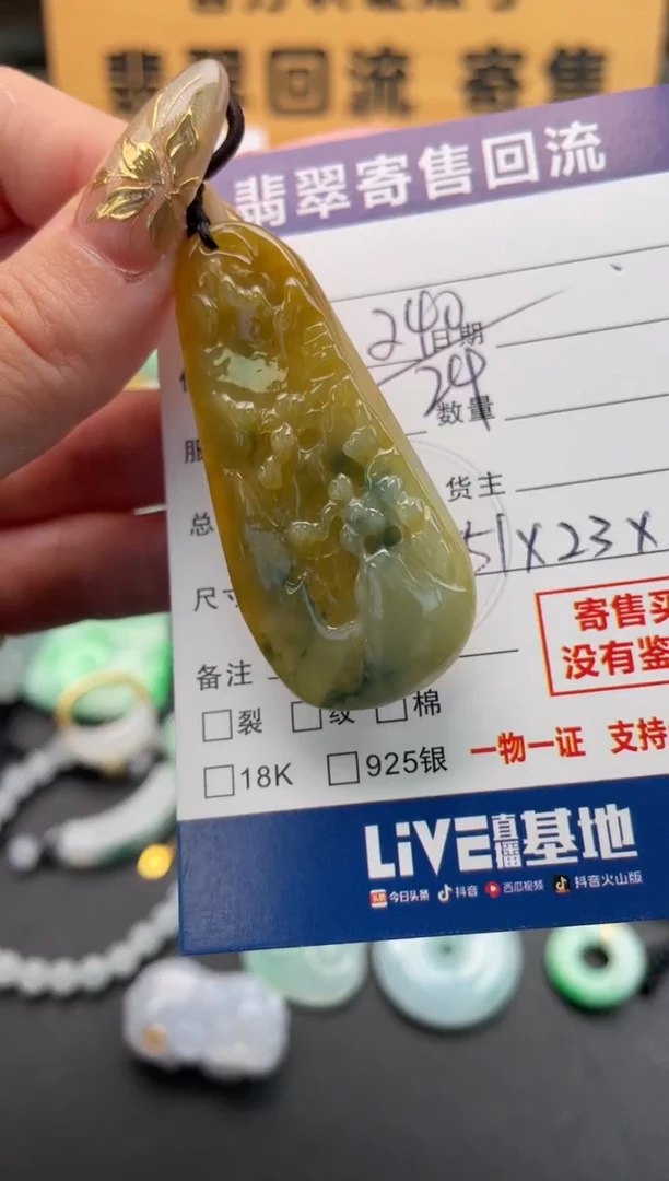 颈饰未镶嵌翡翠10146546