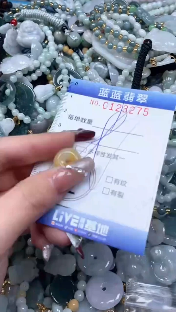 【闪购商品】翡翠颈饰未镶嵌闪购0123275多样性发其一