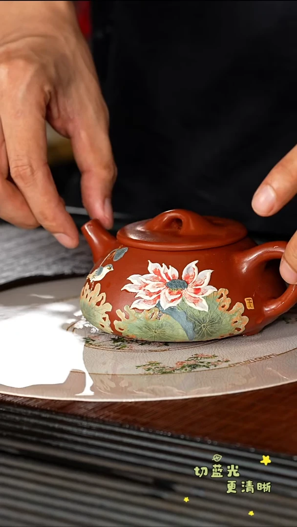 茶壶紫砂宜兴紫砂PQZ 朱泥 景舟石瓢240cc