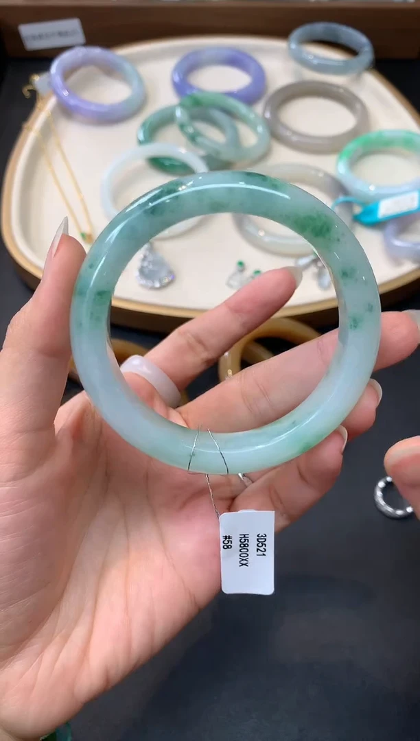 未镶嵌手镯翡翠S66|48000
