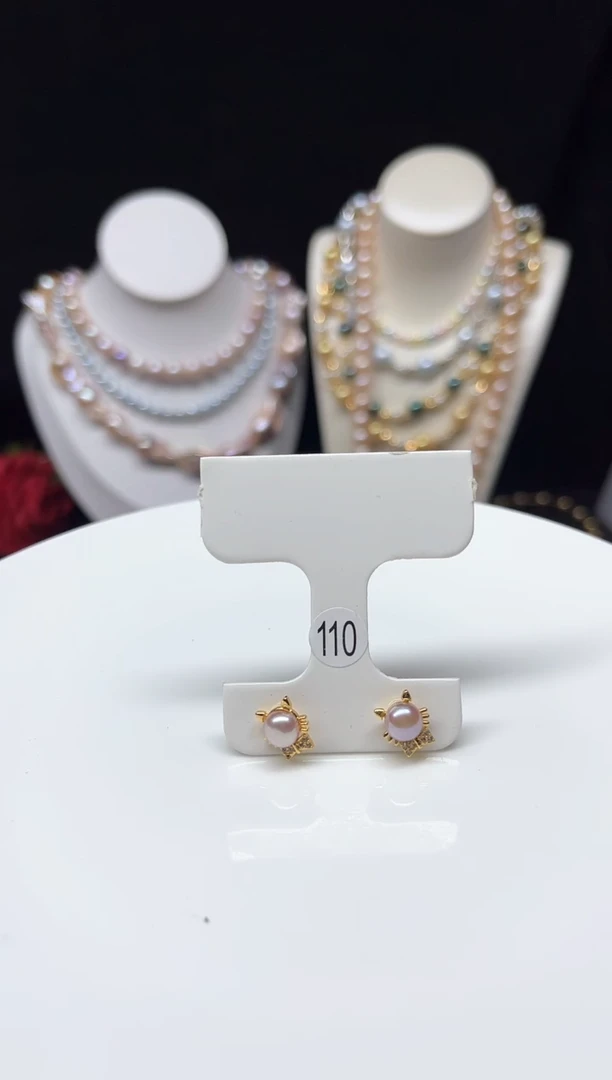 【闪购商品】淡水珍珠耳饰未镶嵌多人