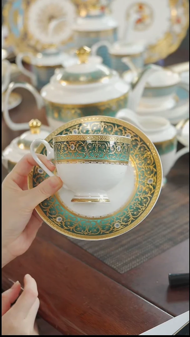 瓷片咖啡杯碟