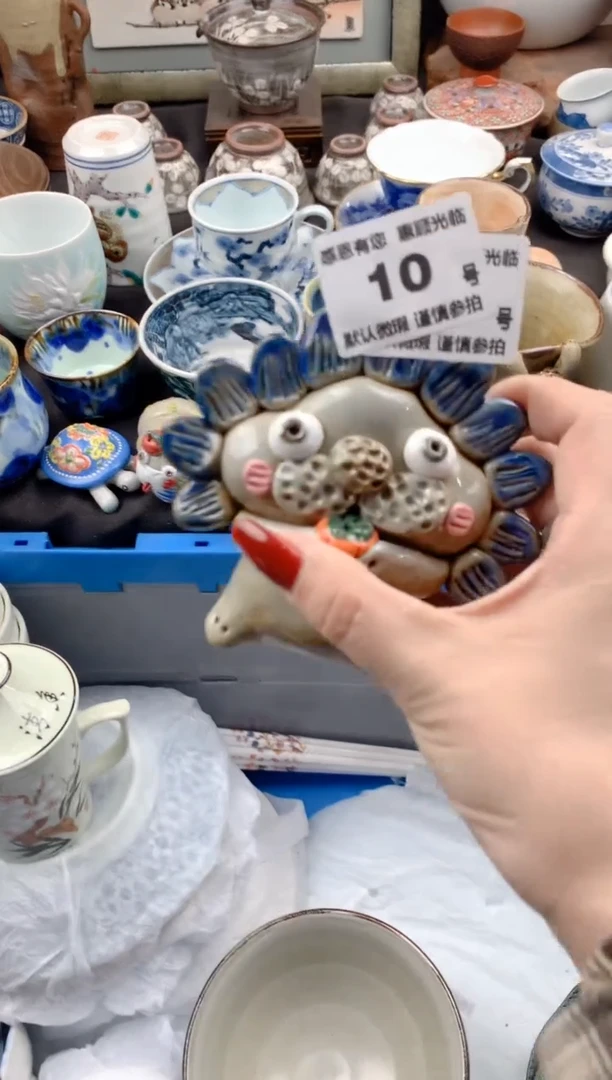 【闪购商品】瓷片10号九姑娘工艺品瓷器
