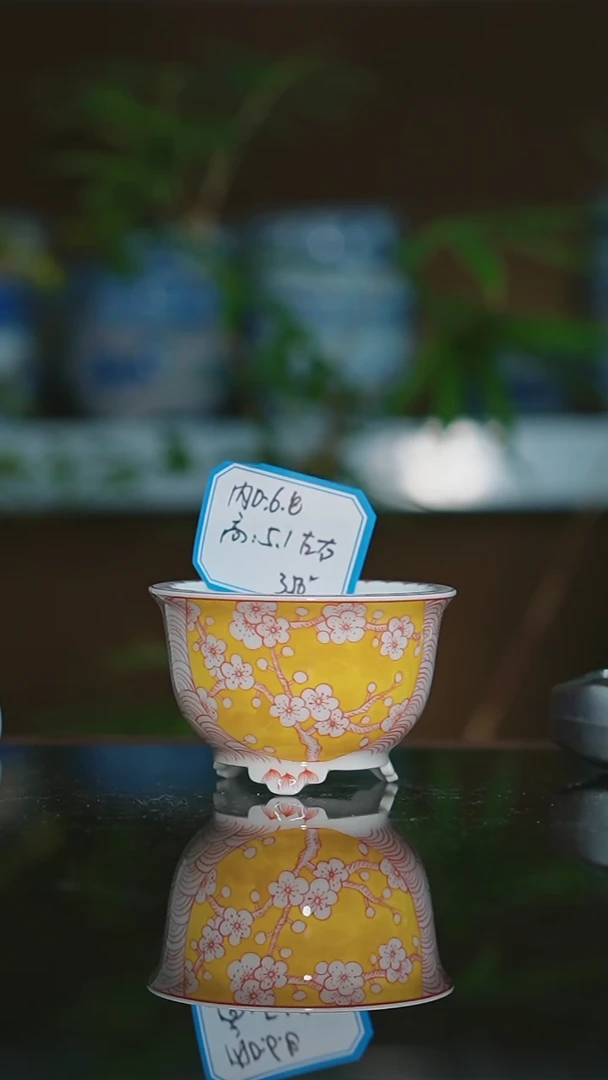 【闪购商品】手绘陶瓷内口6.7高5.1深