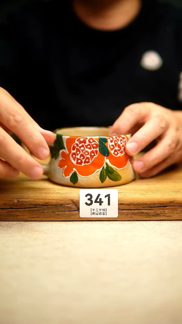 @@陶园瓷舍@@纯手工手绘@高温釉下彩