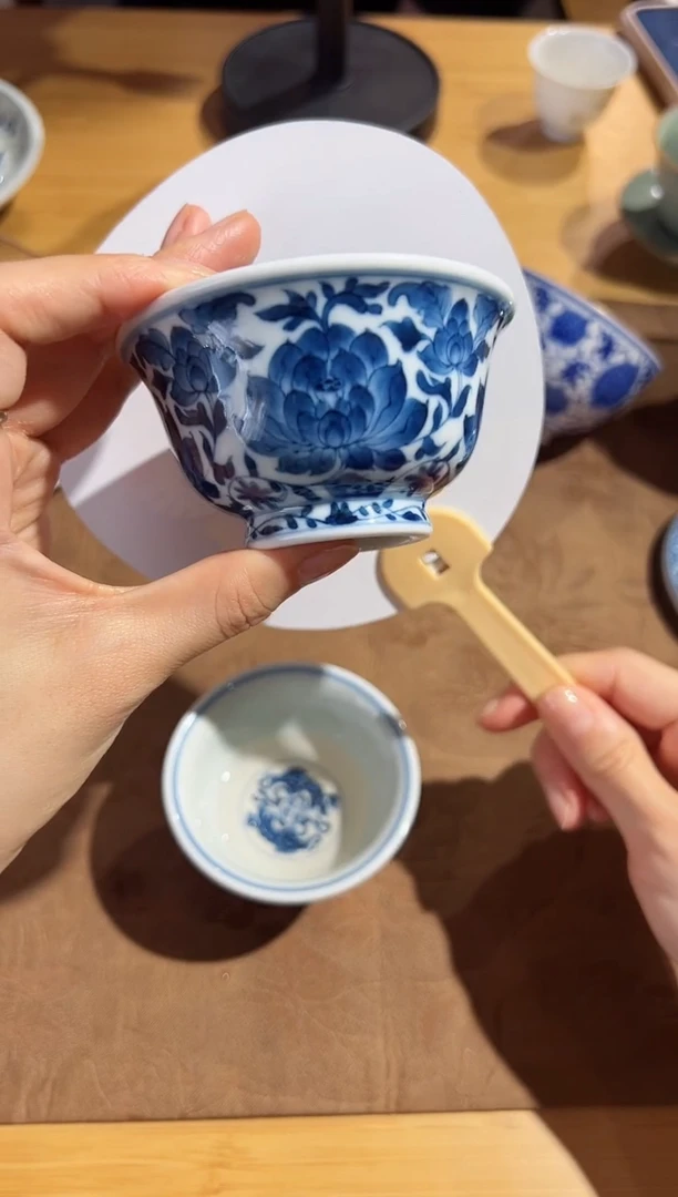 雨后 湛蓝系列 金刚佛莲 压手杯