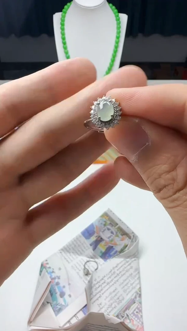 【闪购商品】翡翠颈饰银S925镶嵌0046