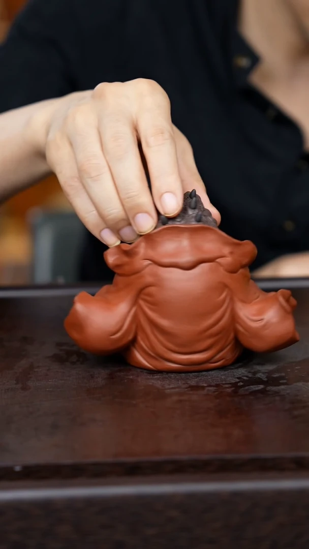 紫砂茶宠紫砂 蟾仙