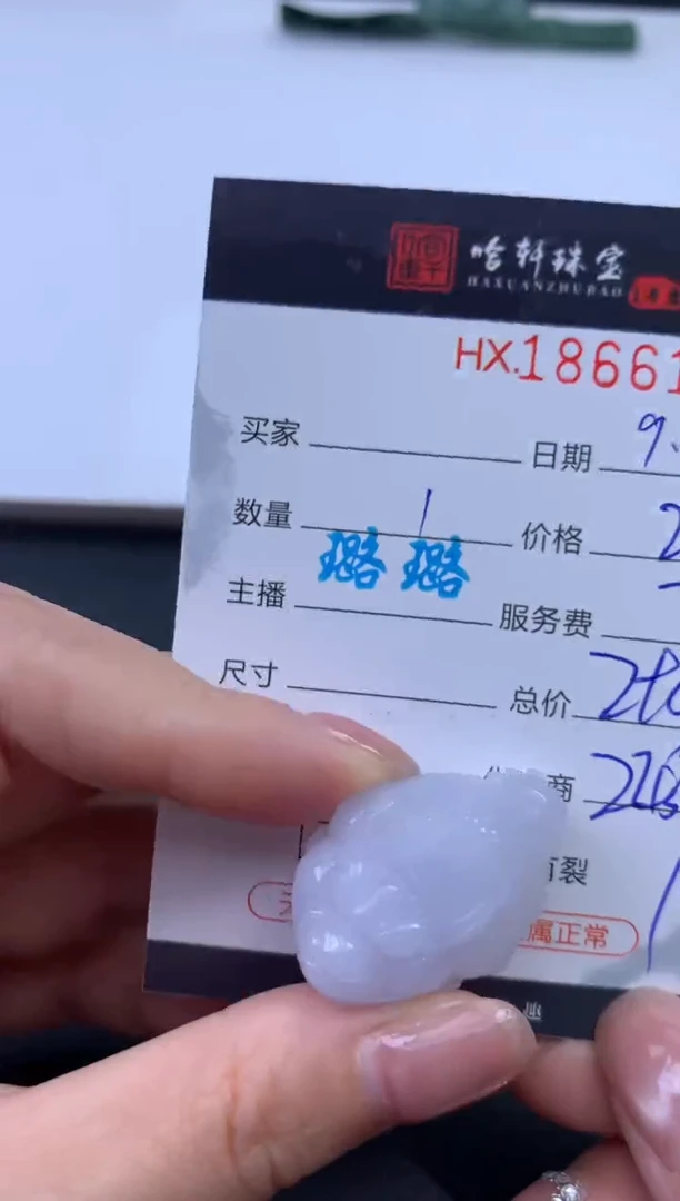 未镶嵌挂件翡翠哈轩 挂件1