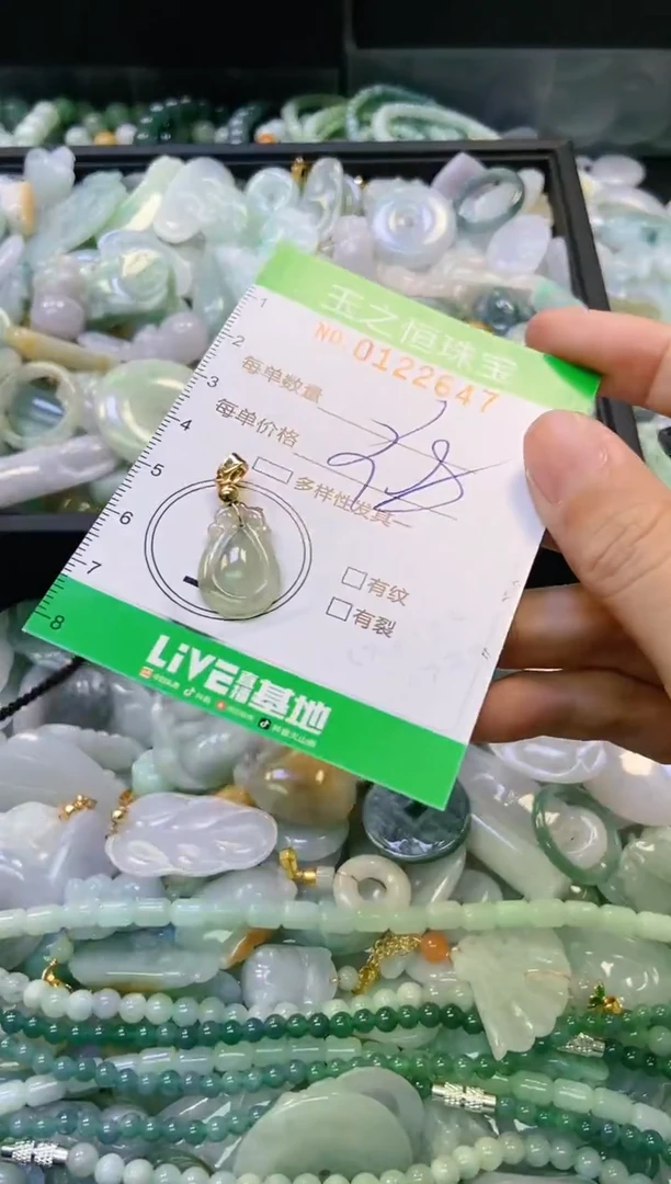 翡翠未镶嵌颈饰闪购0122647