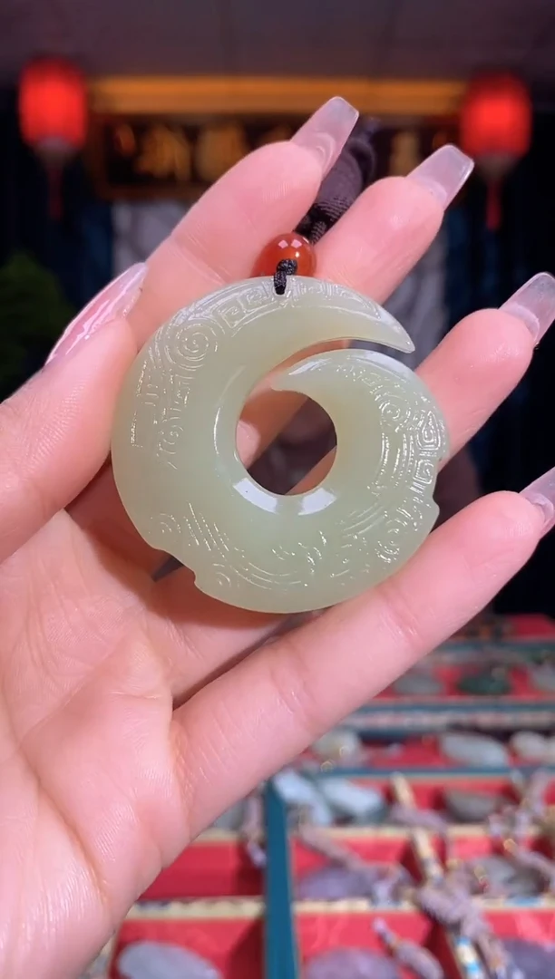 【闪购商品】和田玉颈饰未镶嵌时来运转多样性发货拍一发一