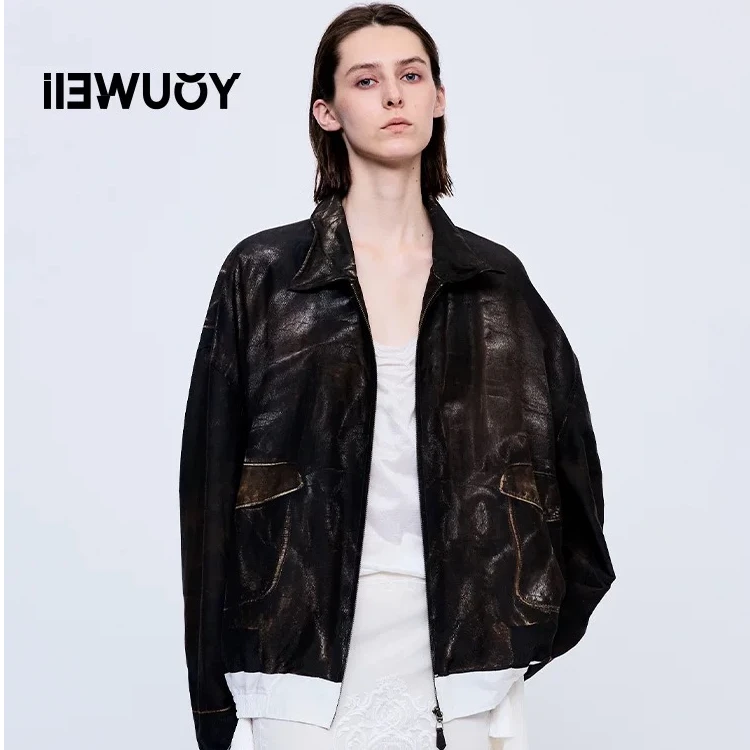 【顾文婷推荐】YOUWEI有尾25 3D成像技术印皮夹克 Y2325317