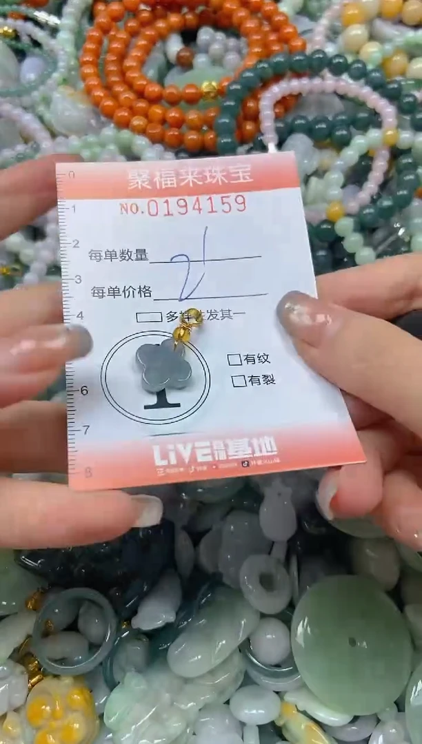 翡翠未镶嵌颈饰闪购0194159多样性发其一