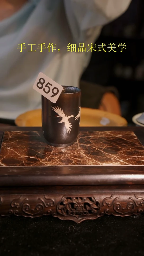 杯子等烟雨陶瓷手作主人杯859