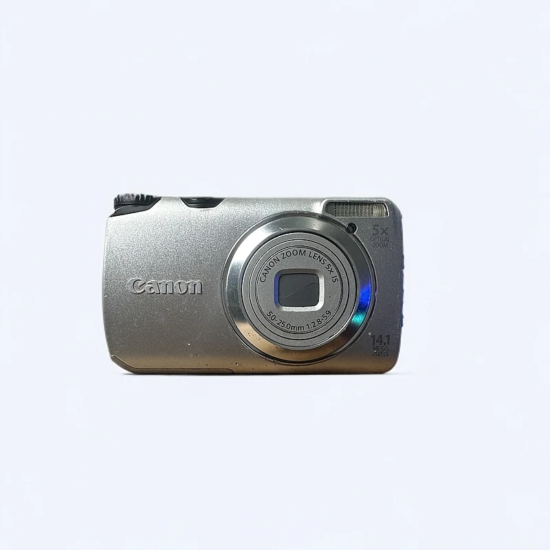 9新 Canon/佳能 A3200IS银色高像素数码相机1410万像素5倍变焦