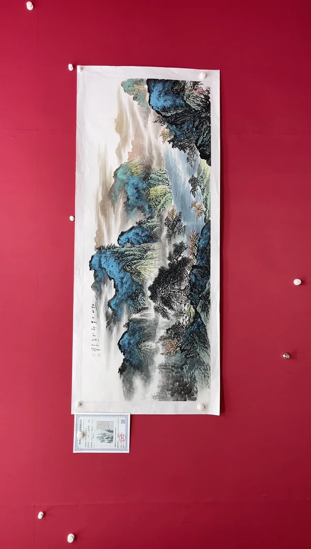 【闪购商品】国画吴-金书山水/无框/W不带书