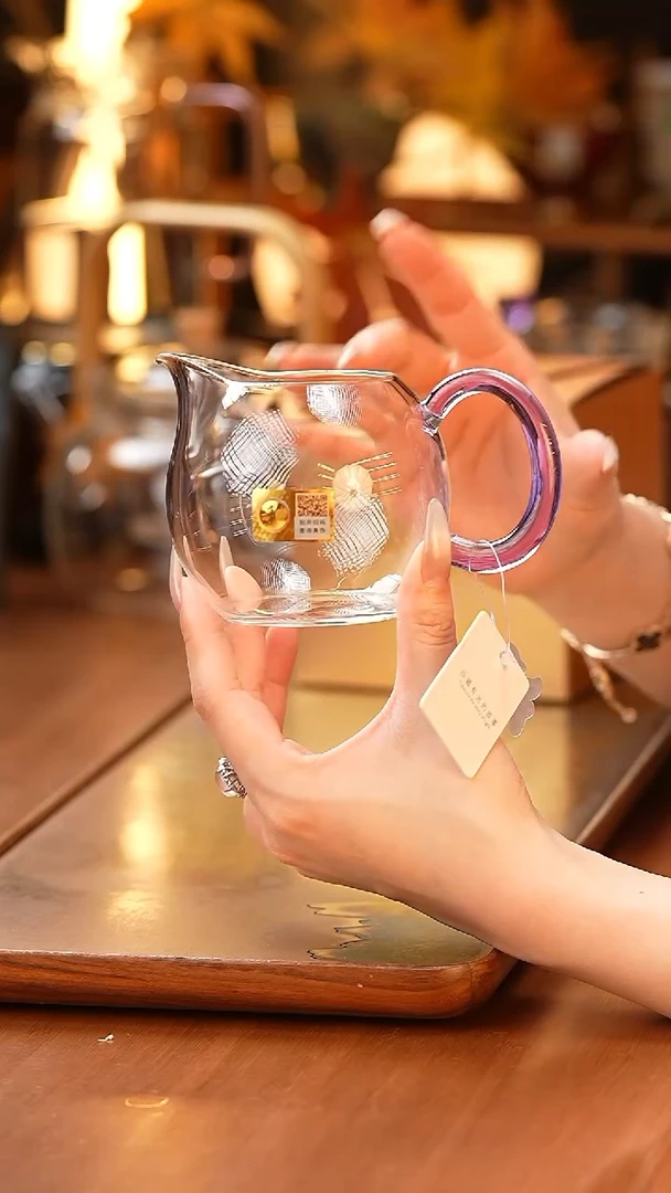 禾器/晶彩畅然茶海/浅紫/定制版