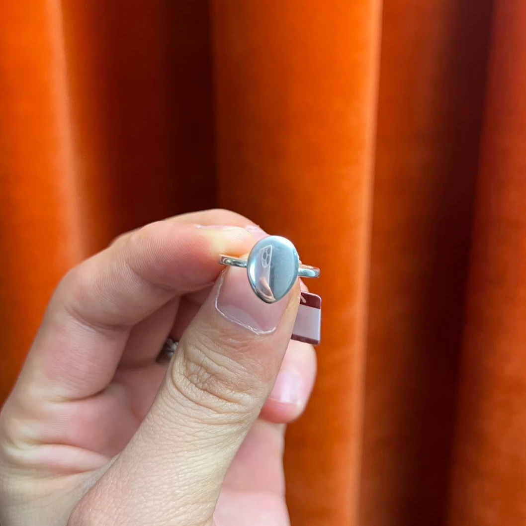 足银戒指 爱敏首饰戒指200289