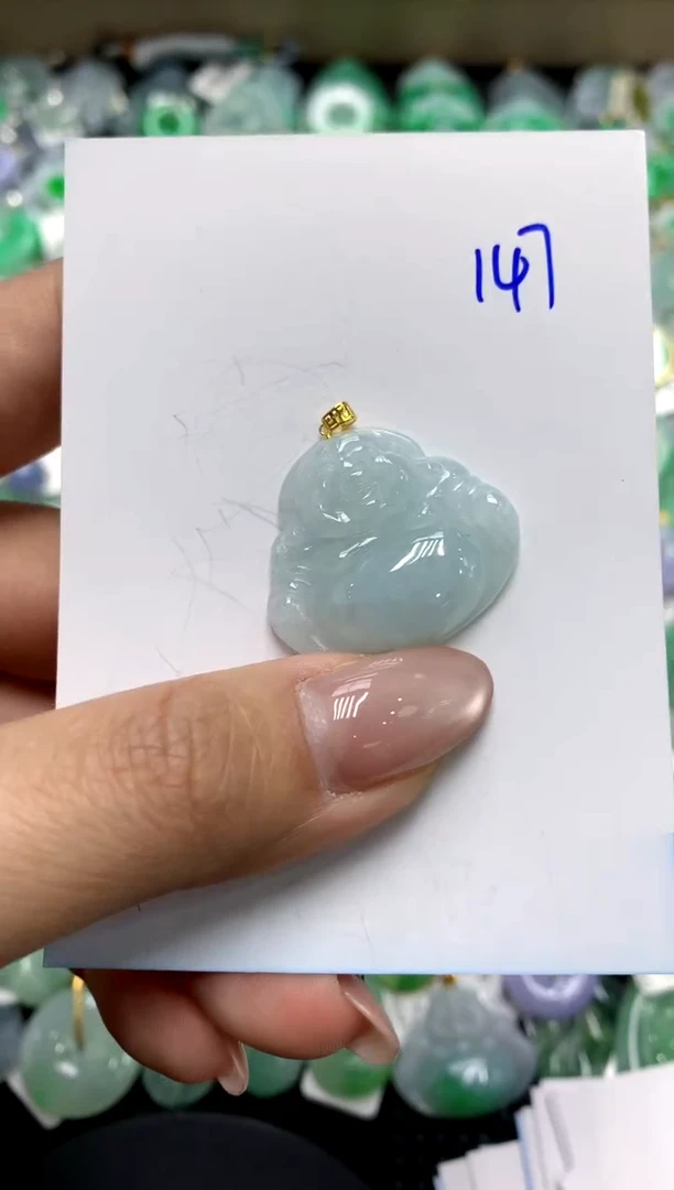 【闪购商品】翡翠颈饰18K金镶嵌111111111
