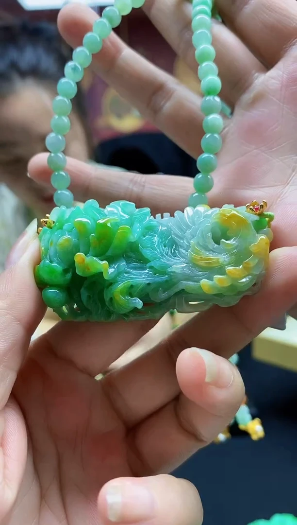 颈饰未镶嵌翡翠翡翠吊坠